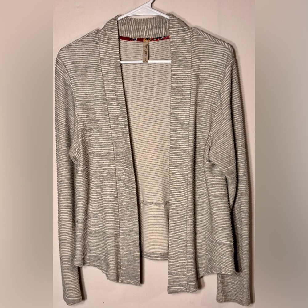 Women's small “sweet grey” cardigan